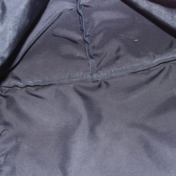 BURBERRY Nova Check Blue Label Tote Bag Nylon Leather Orange Brown Auth ti1814 - Picture 12 of 16